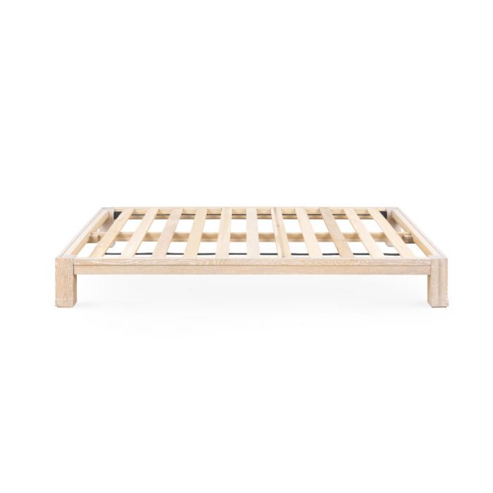 Patricia King Headboard With Ryder Bed Frame - Sand