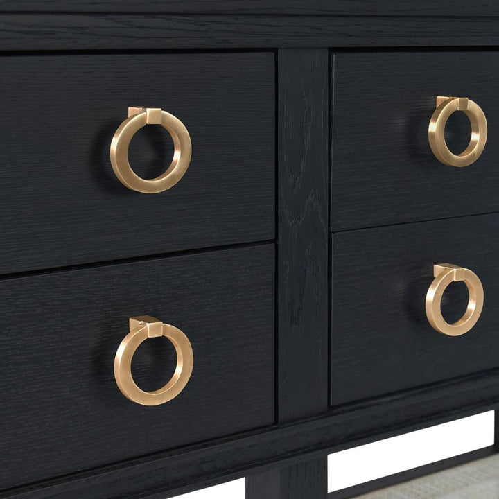 Richmond Console - Black Oak