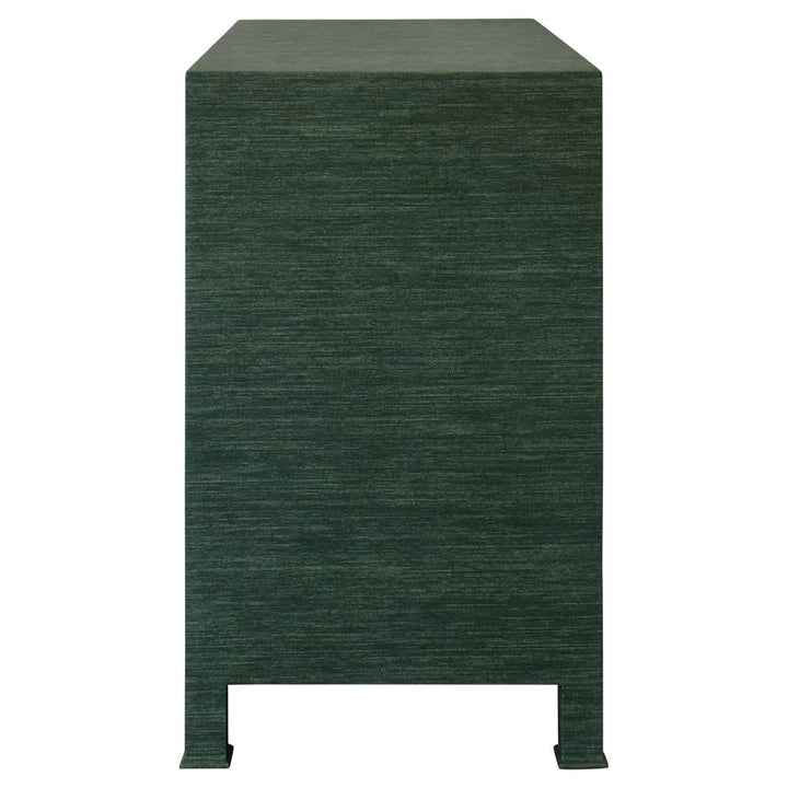 Getty Chest - Green Grasscloth
