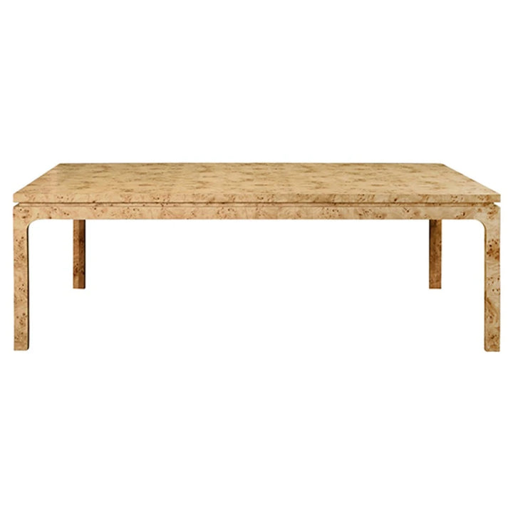 Adams Dining Table - Light Burl Wood
