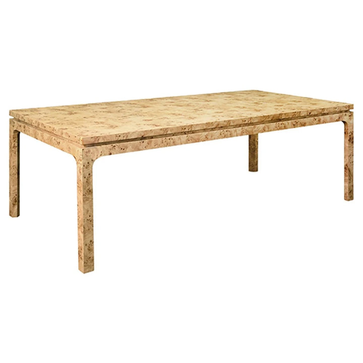 Adams Dining Table - Light Burl Wood