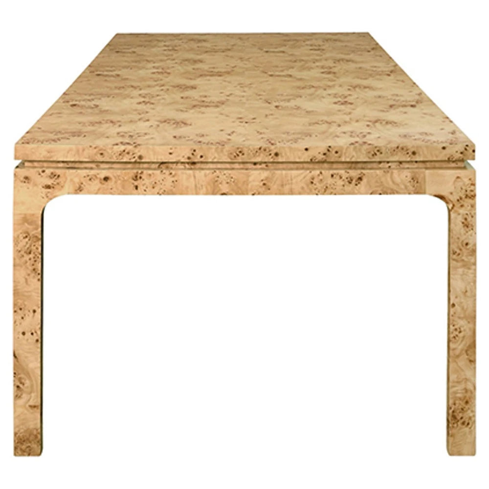 Adams Dining Table - Light Burl Wood
