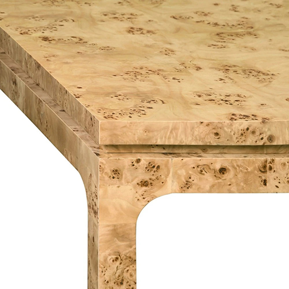 Adams Dining Table - Light Burl Wood
