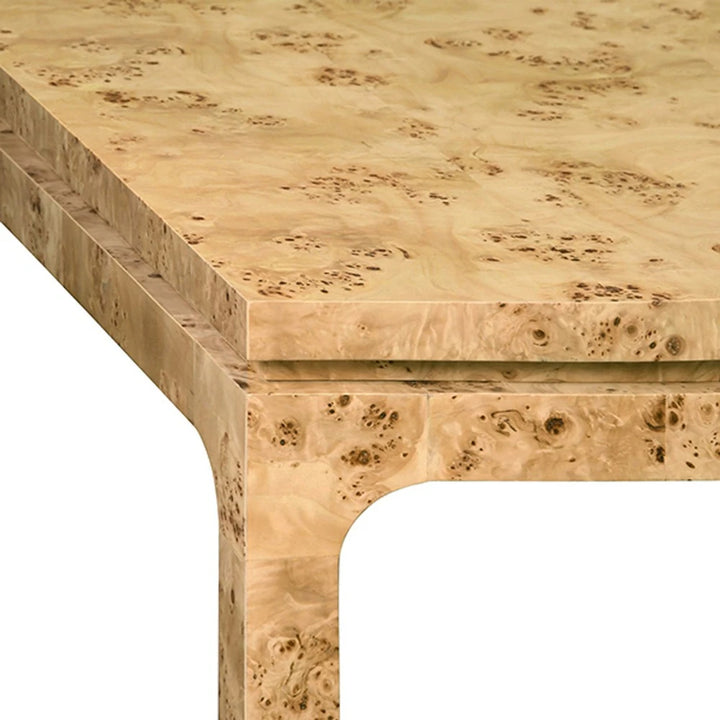 Adams Dining Table - Light Burl Wood