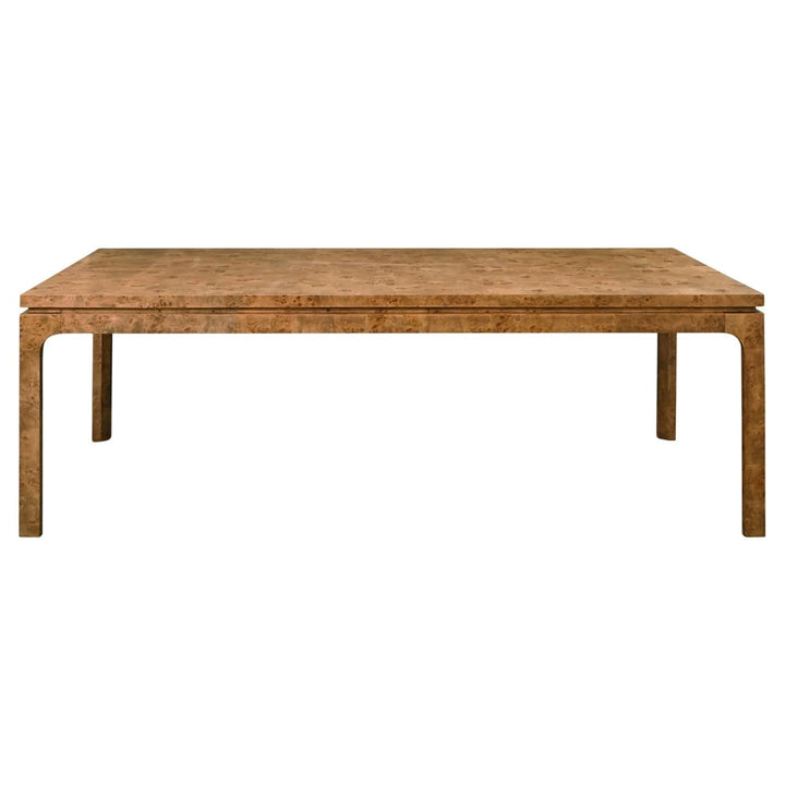 Adams Dining Table - Dark Burl Wood