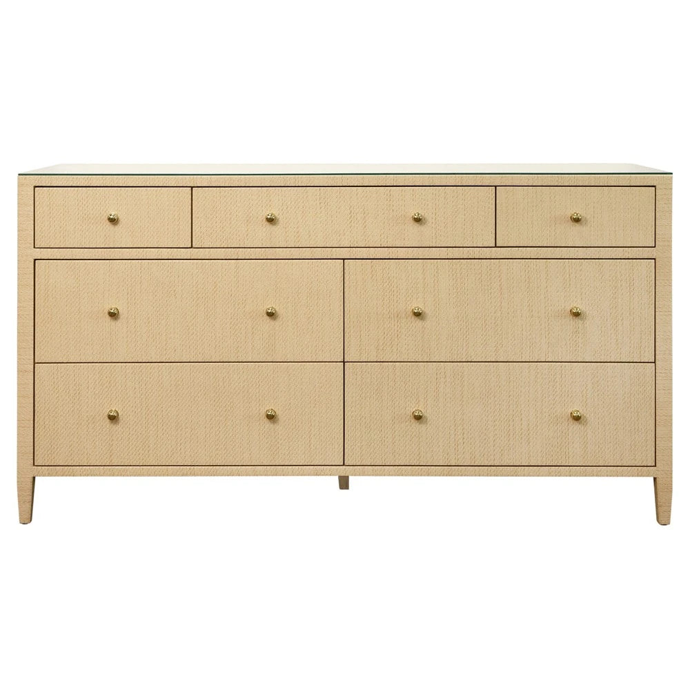 Carnegie Chest - Natural Grasscloth