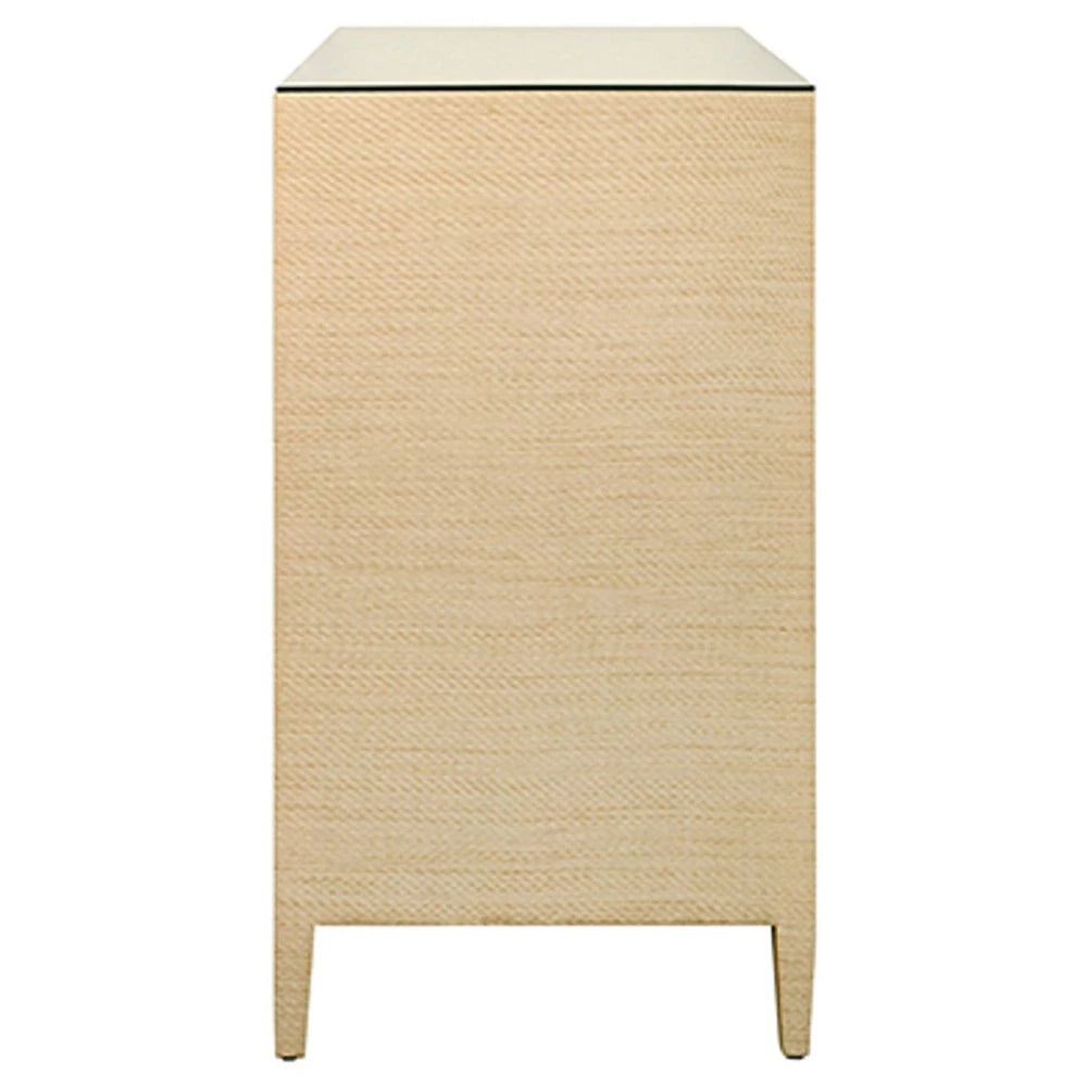 Carnegie Chest - Natural Grasscloth