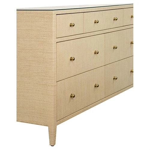 Carnegie Chest - Natural Grasscloth