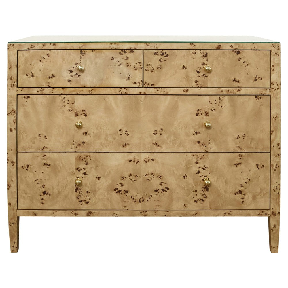 Michelle Chest - Burl Wood