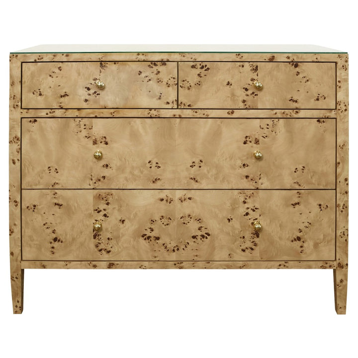 Michelle Chest - Burl Wood