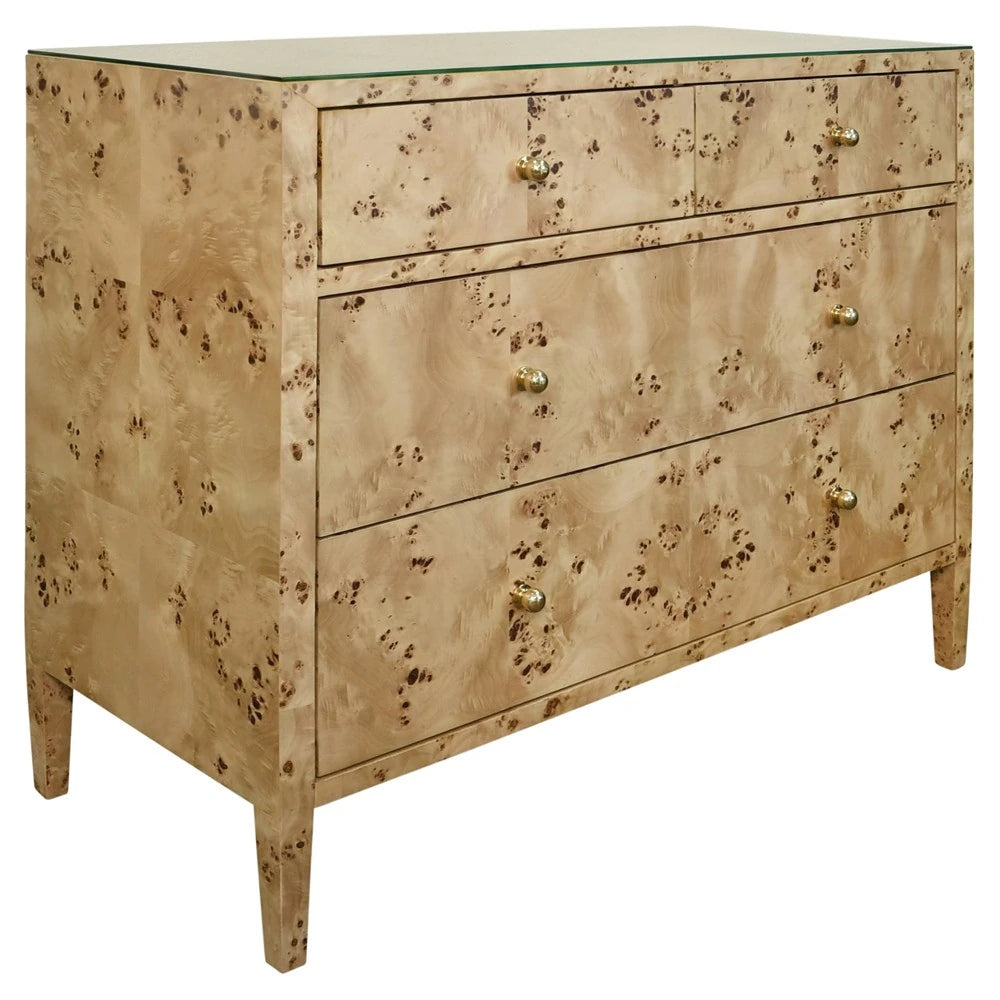 Michelle Chest - Burl Wood