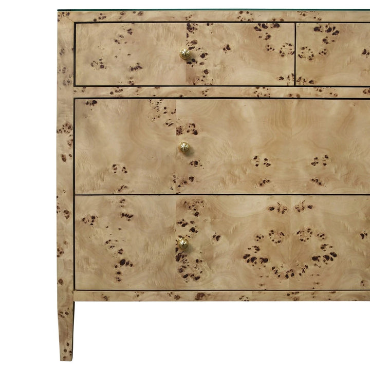 Michelle Chest - Burl Wood