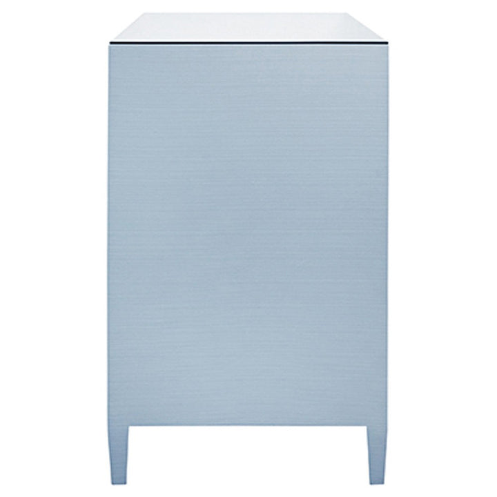 Michelle Chest - Light Blue Textured Linen