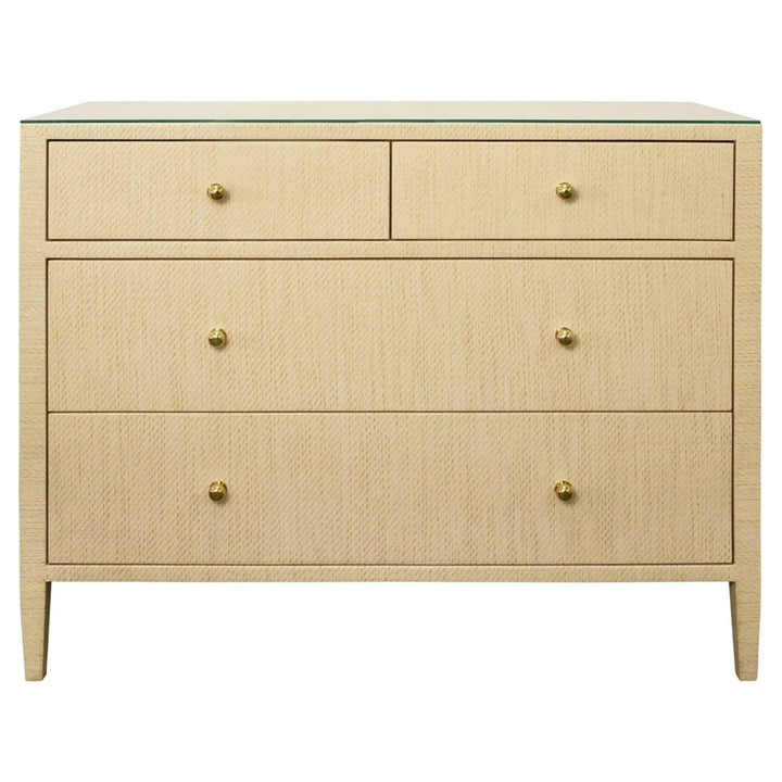 Michelle Chest - Natural Grasscloth