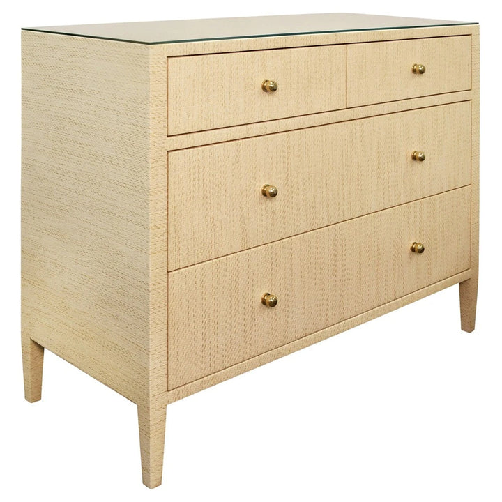 Michelle Chest - Natural Grasscloth