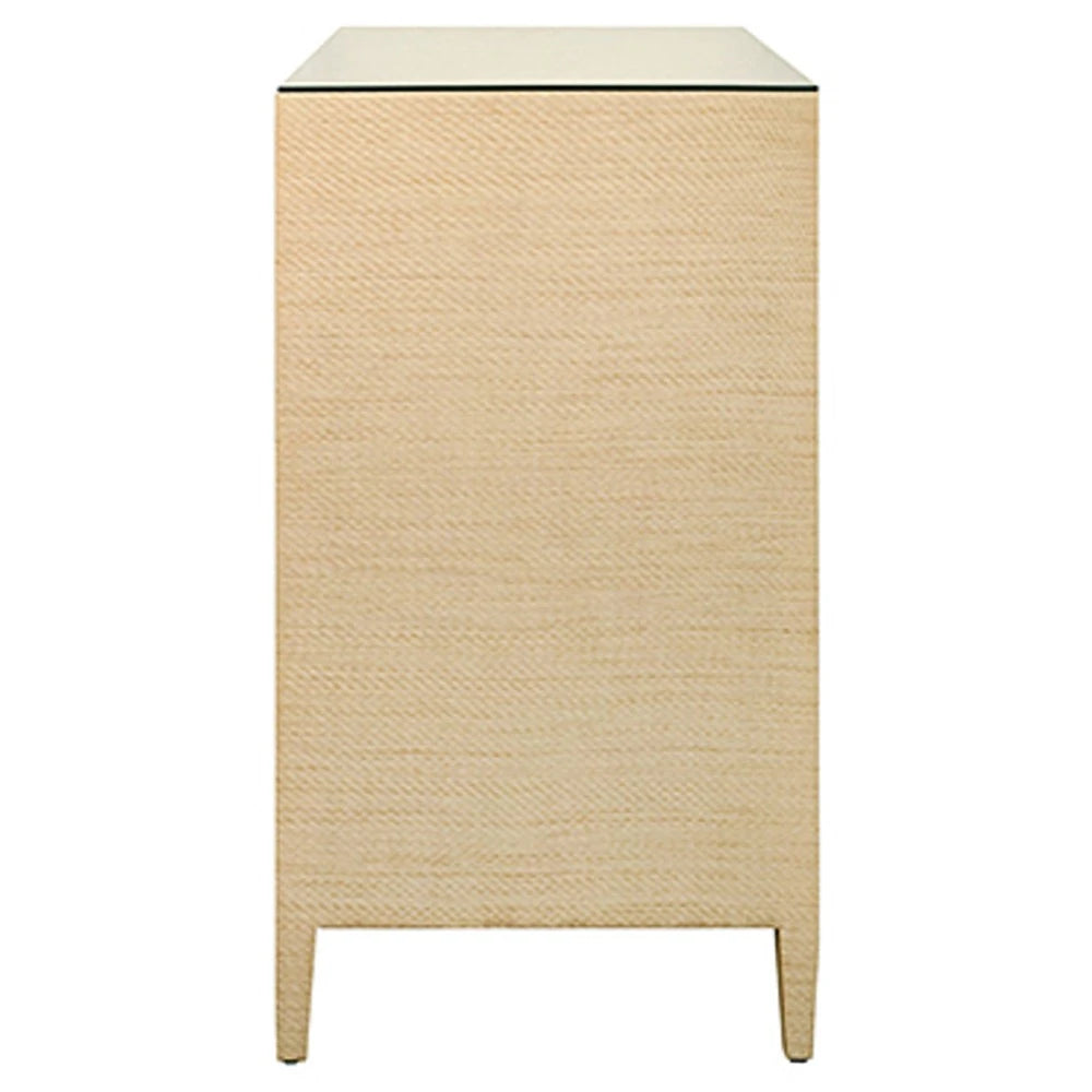 Michelle Chest - Natural Grasscloth