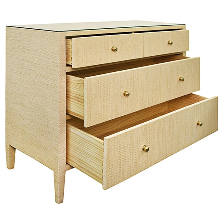 Michelle Chest - Natural Grasscloth