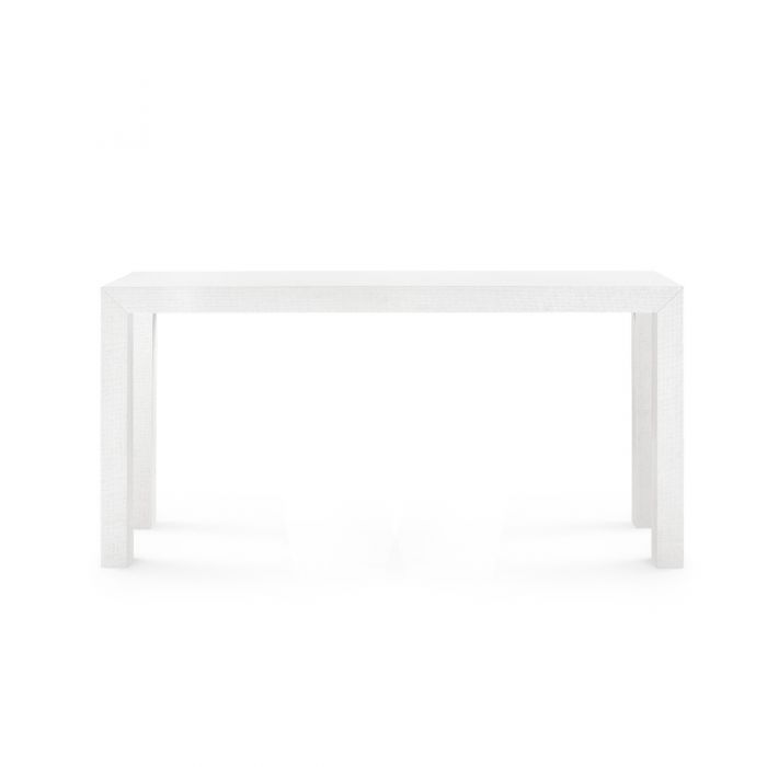 Parsons Large Console - Chiffon White