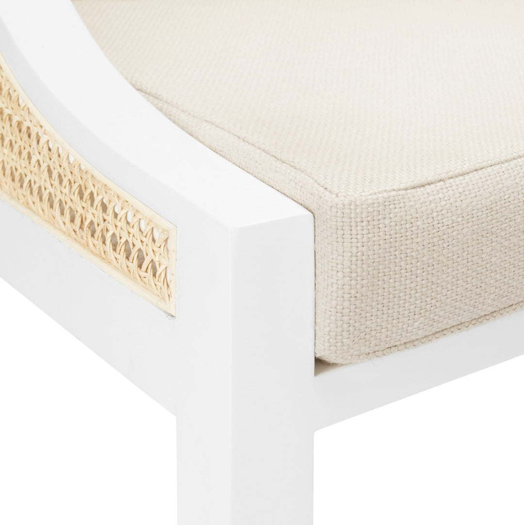 Raleigh Armchair Eggshell White