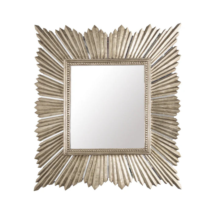 Raymond Mirror - Silver Leaf