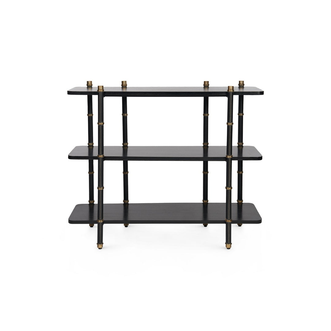 Reneau Low Shelf Black