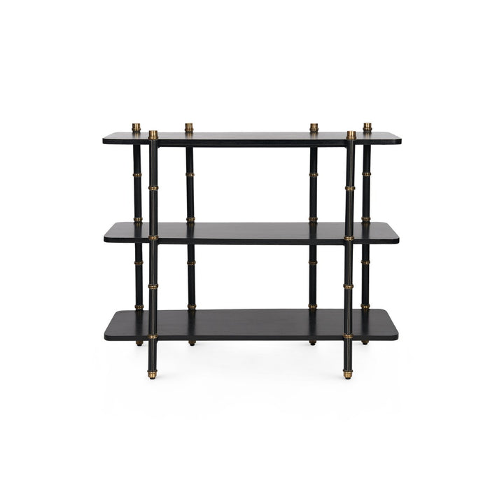 Reneau Low Shelf Black