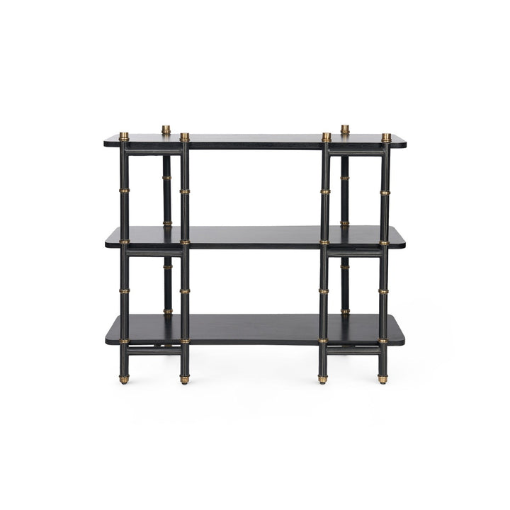Reneau Low Shelf Black
