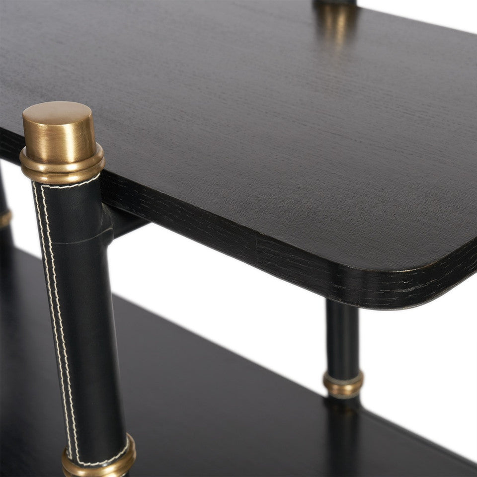 Reneau Low Shelf Black