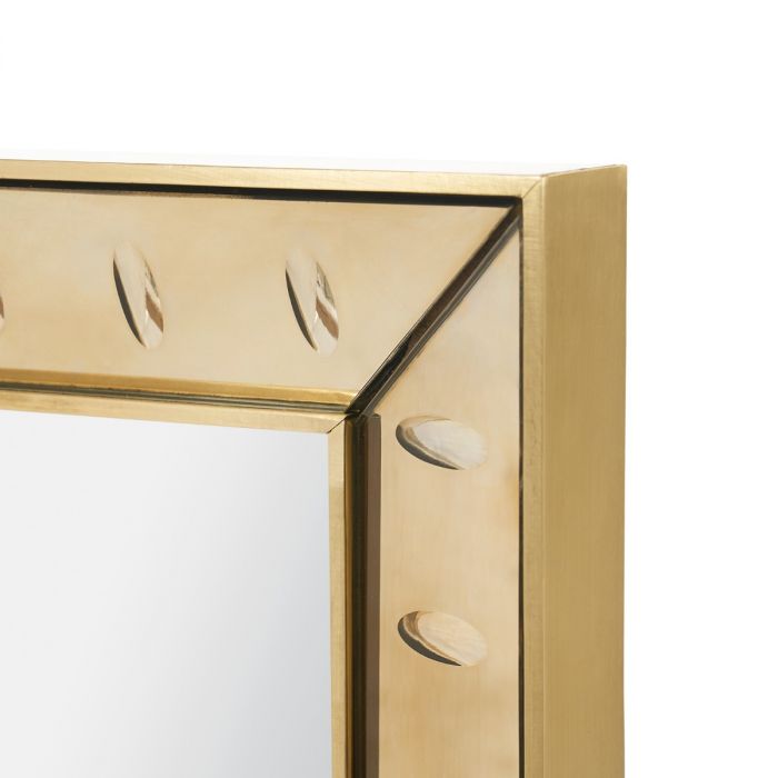 Reese Large Mirror Antique Champagne Mirror