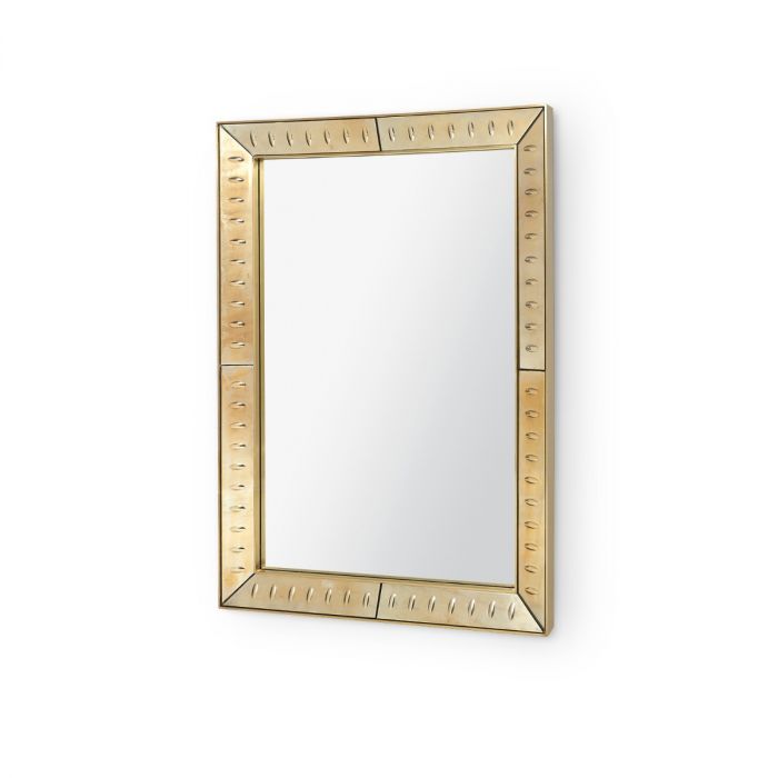 Reese Large Mirror Antique Champagne Mirror