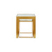 Rialto Nesting Tables Set of 2 Gold Leaf