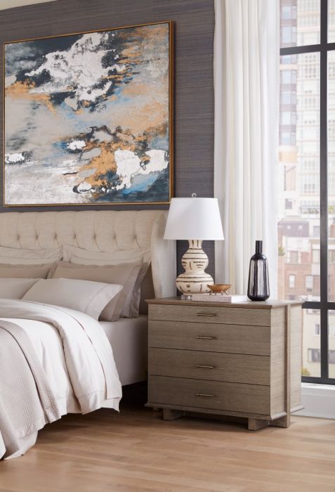 Watson Large 4-Drawer - Light Mocha Shimmer Weave