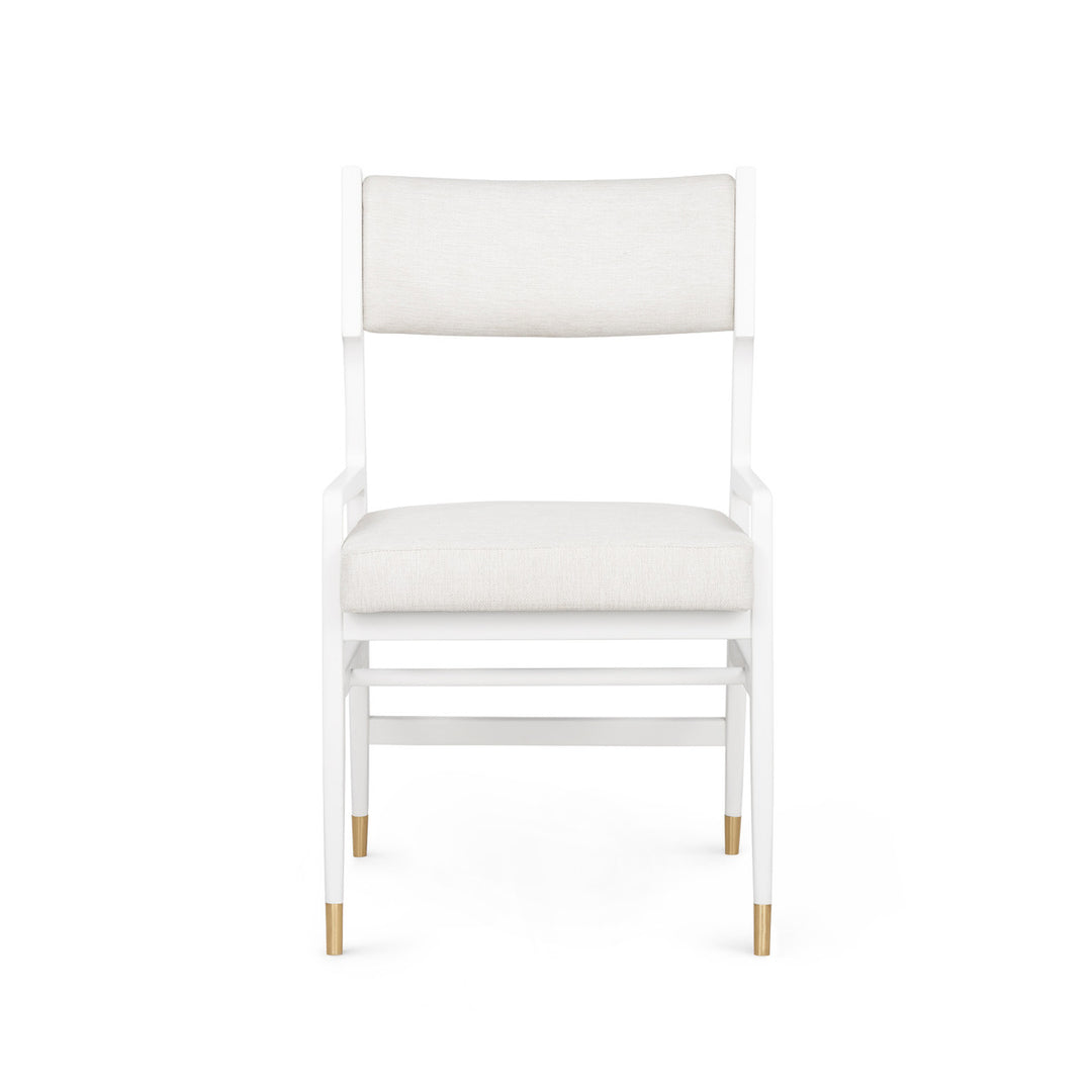 Renata Arm Chair Eggshell White