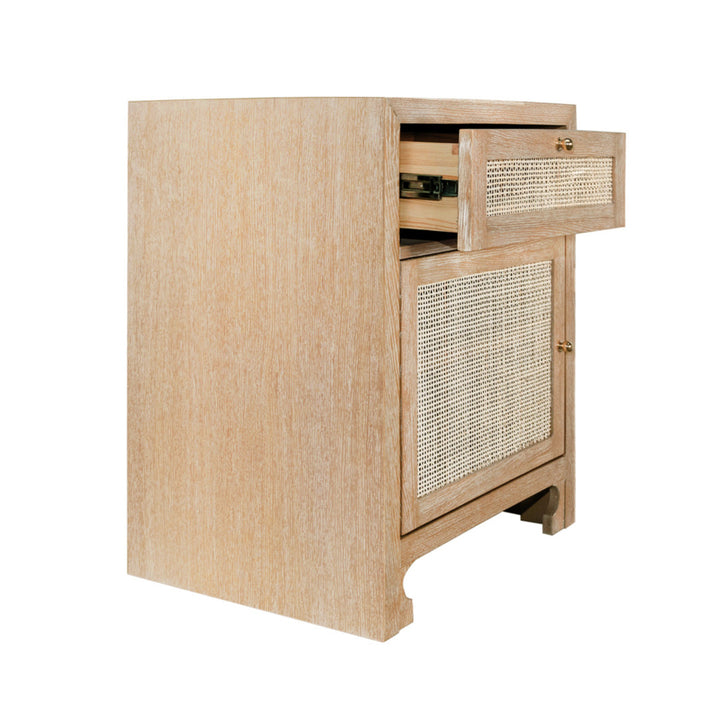 Ruth Side Table - Cerused Oak