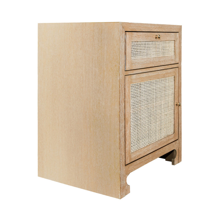Ruth Side Table - Cerused Oak