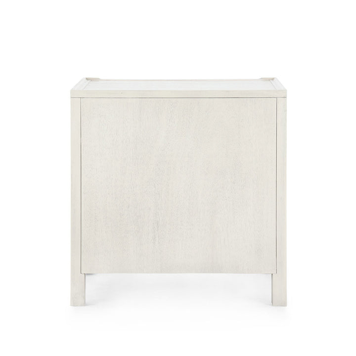 Sara 3-Drawer Side Table Sailcloth Sheen