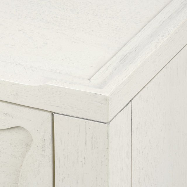 Sara 3-Drawer Side Table Sailcloth Sheen