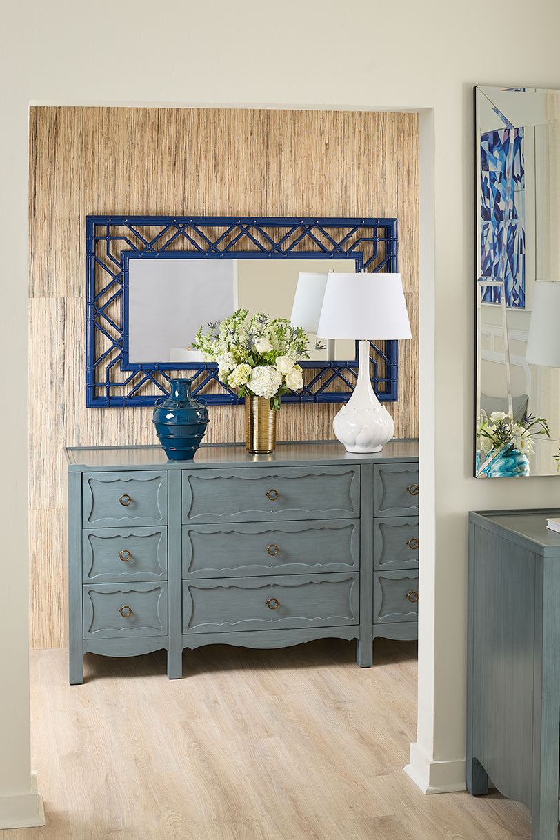 Sara Extra Large 9-Drawer Cabinet Foggy Horizon