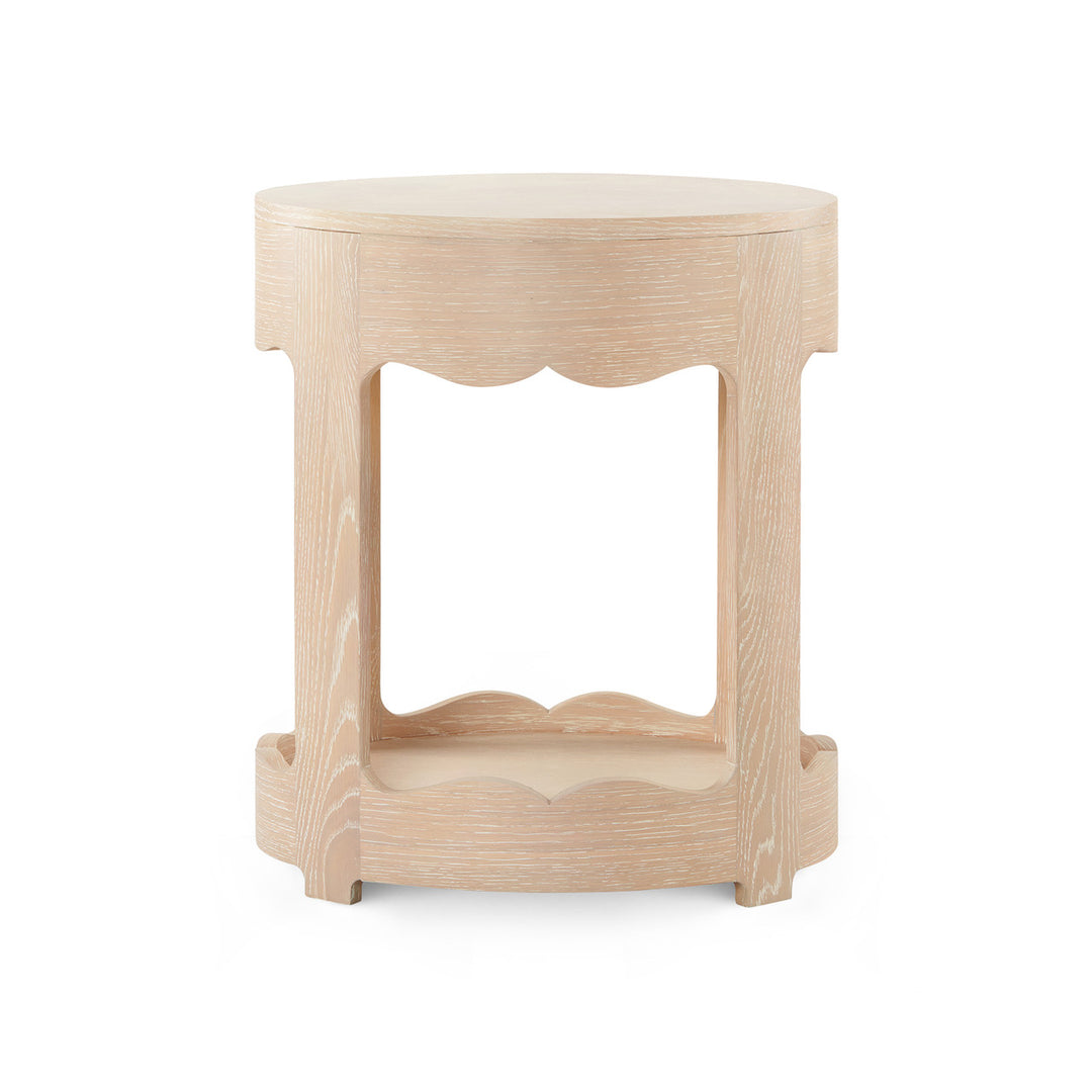 Scarlett 1-Drawer Side Table Sand