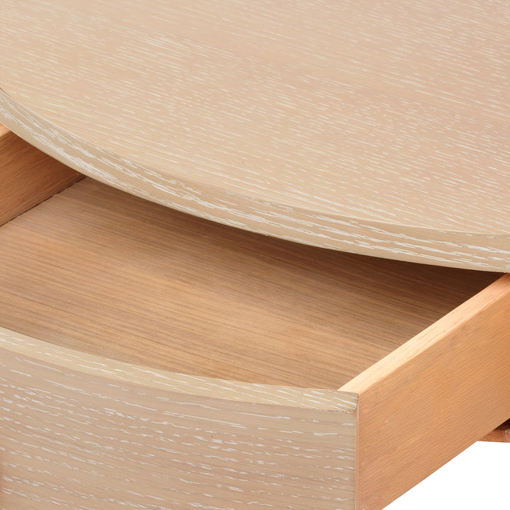 Scarlett 1-Drawer Side Table Sand