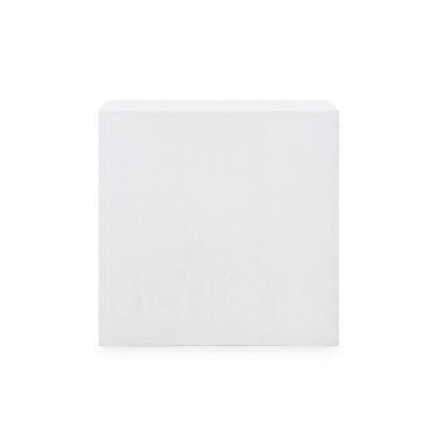 Sienna 3-Drawer Side Table Glazed Whisper White