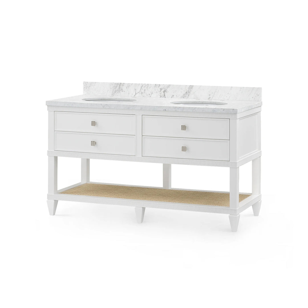 Sienna Marble Top Bath Vanity - Vanilla