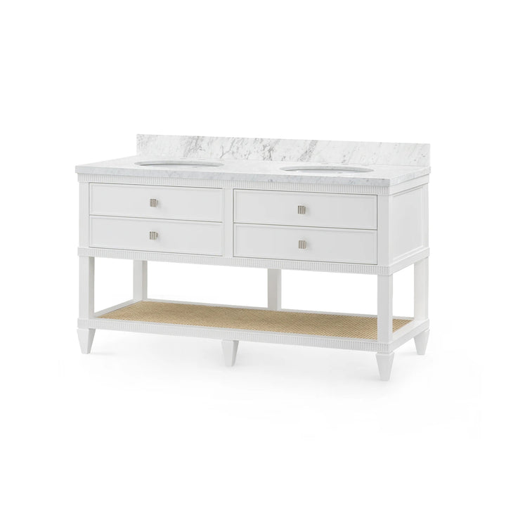 Sienna Marble Top Bath Vanity - Vanilla