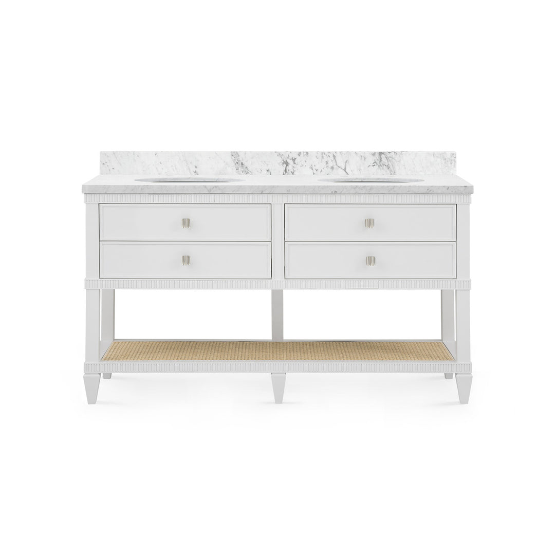 Sienna Marble Top Bath Vanity - Vanilla