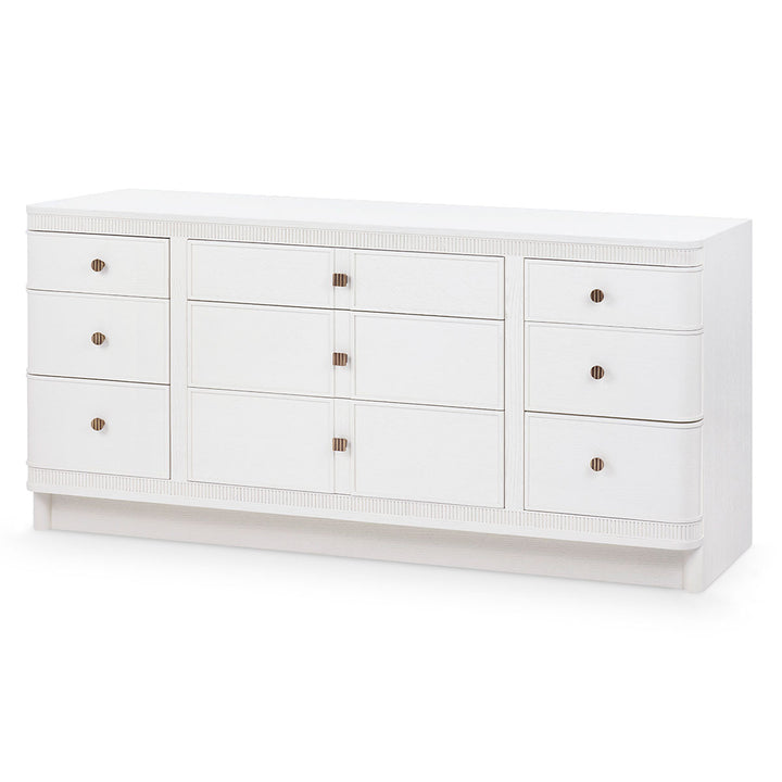 Sienna 9-Drawer Cabinet Glazed Whisper White