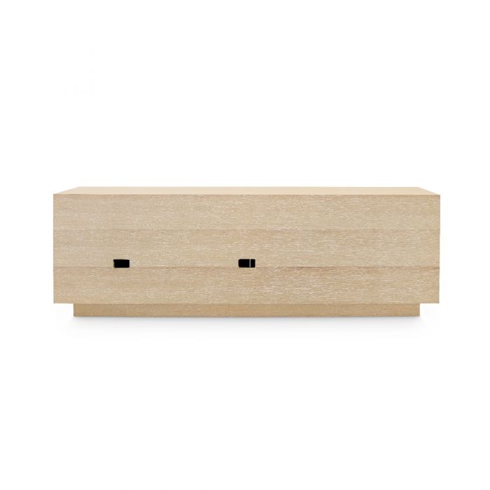 Simon 3-Drawer &amp; 4-Door Cabinet -  Light Natural Shimmer