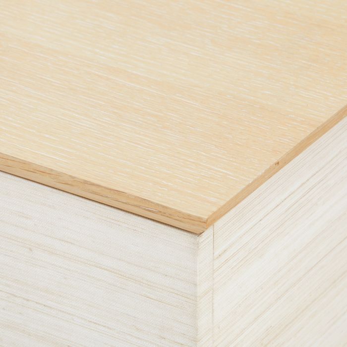 Simon 3-Drawer &amp; 4-Door Cabinet -  Light Natural Shimmer