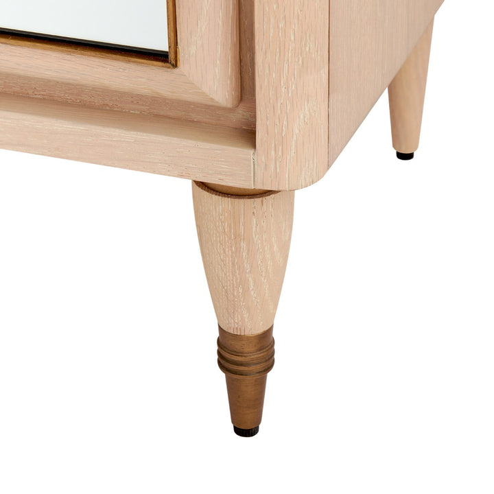 Sofia Three Drawer and Two Door Cabinet - Sand