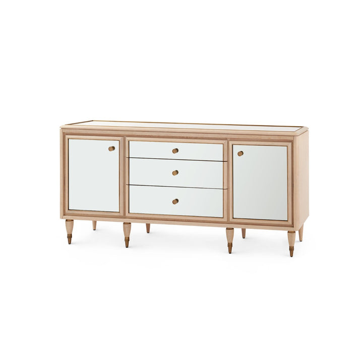 Sofia Three Drawer and Two Door Cabinet - Sand