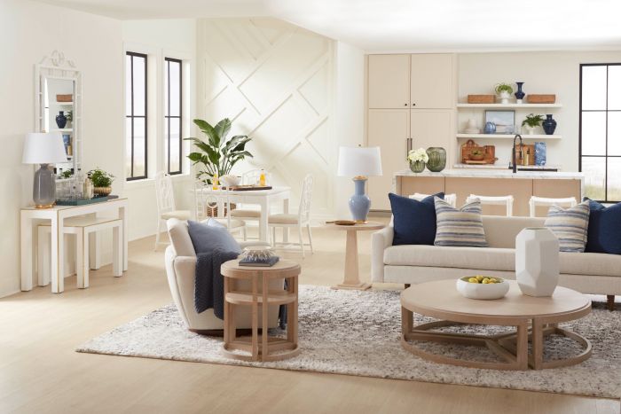Melissa Console Table - Vanilla